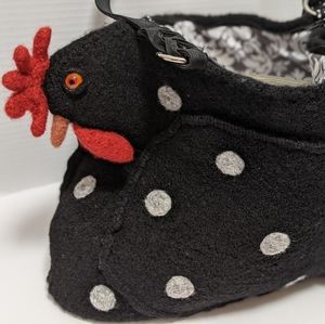 Felt Rooster Bag